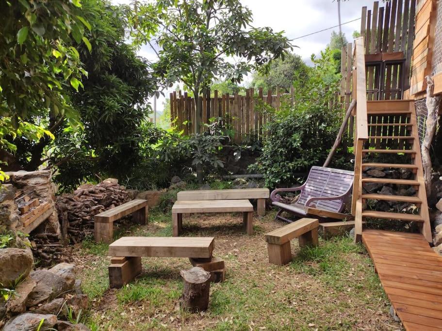 Bungalow Ecologique Avec Toilettes Seches Leu Kabanon Vue Mer سان لوي المظهر الخارجي الصورة